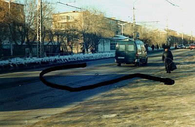 Разворот в отсутствие разметки